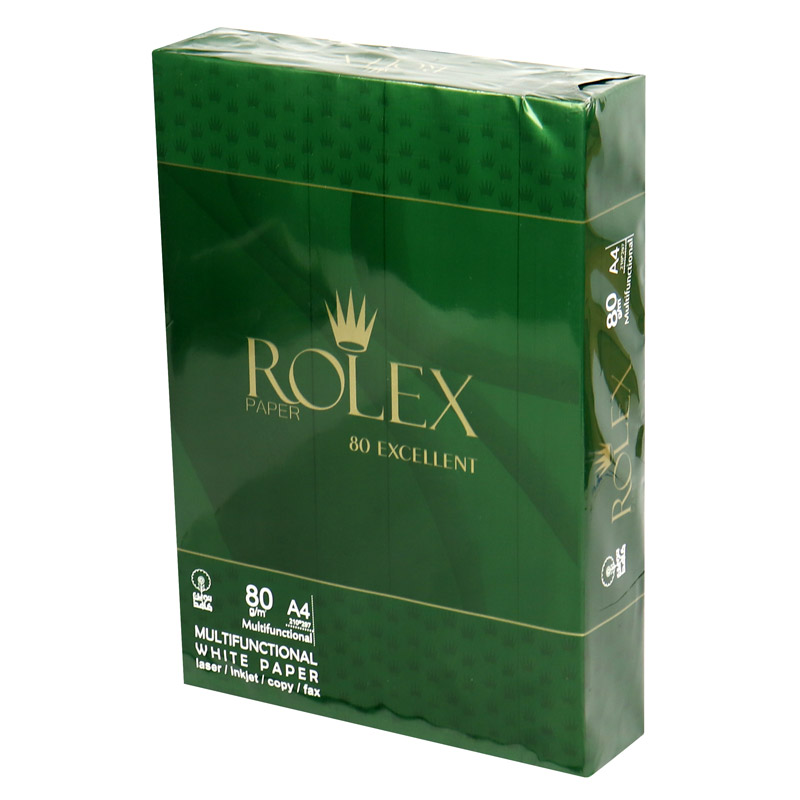 کاغذ Rolex 80g A4 بسته ۵۰۰ عددی
