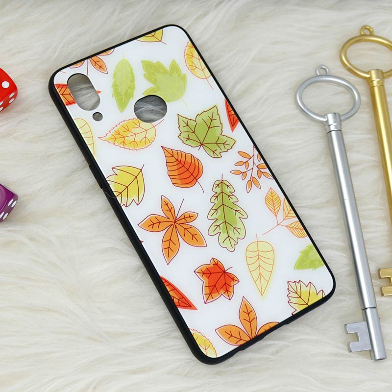 قاب پشت گلسی طرحدار برگ پاییزی Samsung Galaxy A10s