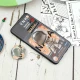 قاب طرحدار محافظ لنزدار کشویی + پاپ سوکت Samsung Galaxy A22 4G سری D
