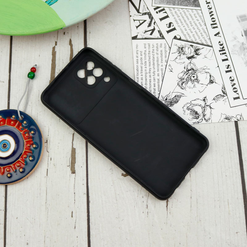 قاب طرحدار محافظ لنزدار کشویی + پاپ سوکت Samsung Galaxy A22 4G سری D