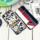 قاب طرحدار محافظ لنزدار کشویی + پاپ سوکت Samsung Galaxy A22 5G سری D