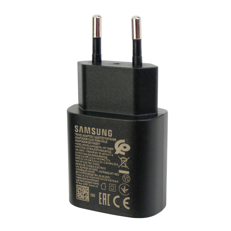 کلگی فست شارژ اصلی Samsung Galaxy Note 10 EP-TA800 PD 25W Type-C شرینک