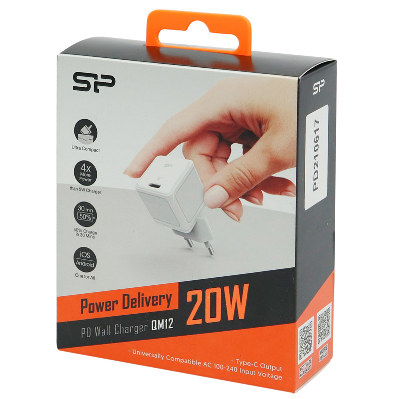 کلگی فست شارژ Silicon Power QM12 3A PD 20W Type-C