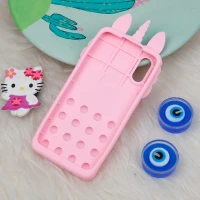 قاب اورجینال سیلیکونی یونیکورن پاپیتی Samsung Galaxy A02