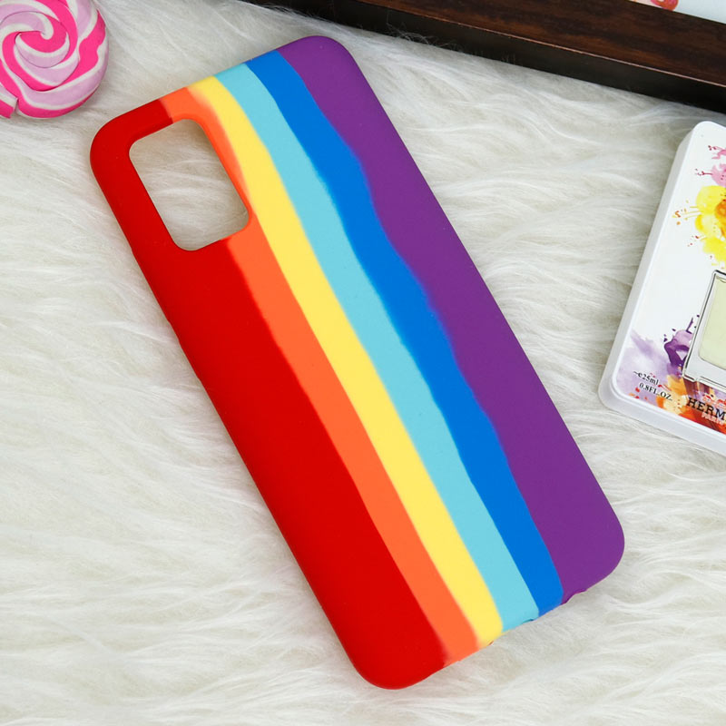 قاب سیلیکونی اورجینال رنگین کمانی Samsung Galaxy A02s