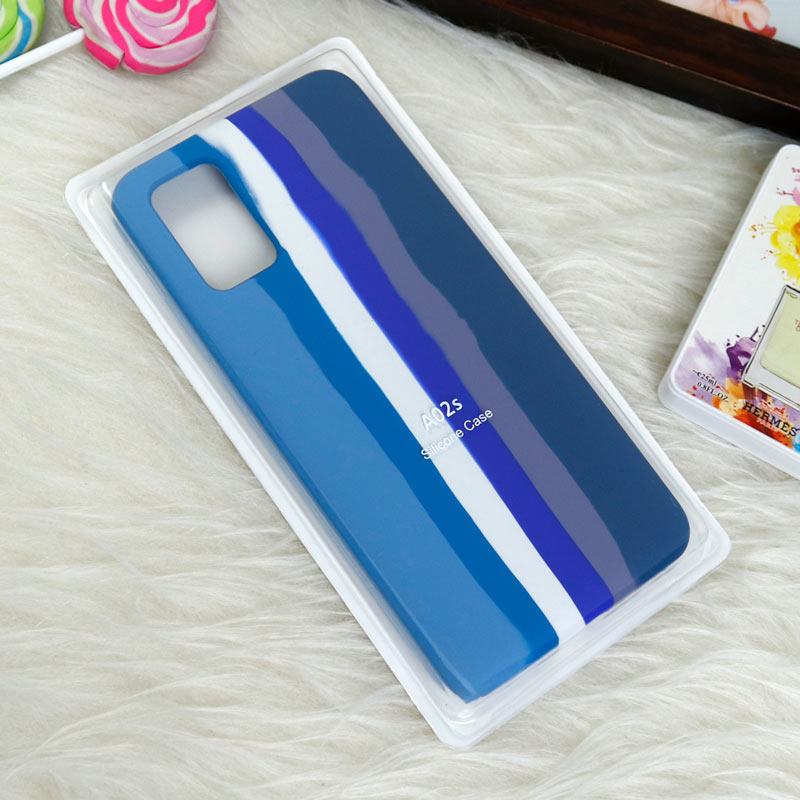 قاب سیلیکونی اورجینال رنگین کمانی Samsung Galaxy A02s