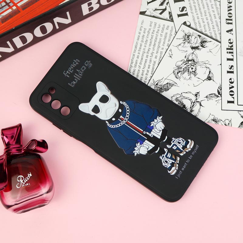 قاب طرحدار IMD 3D محافظ لنزدار Samsung Galaxy A03s