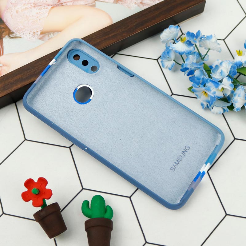 قاب محافظ لنزدار سیلیکونی اورجینال رنگین کمانی Samsung Galaxy A10s