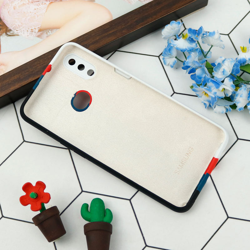 قاب محافظ لنزدار سیلیکونی اورجینال رنگین کمانی Samsung Galaxy A10s