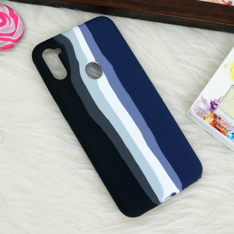 قاب سیلیکونی اورجینال رنگین کمانی Samsung Galaxy A11