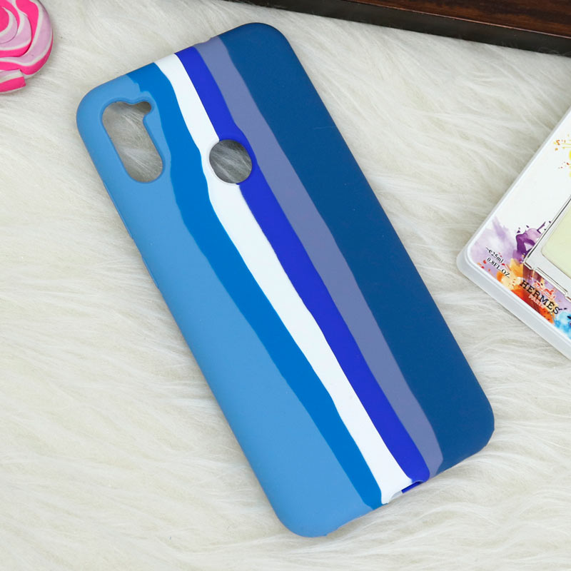 قاب سیلیکونی اورجینال رنگین کمانی Samsung Galaxy A11