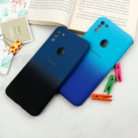 قاب سیلیکونی محافظ لنزدار دو رنگ Samsung Galaxy A11