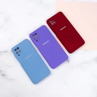 قاب سیلیکونی معمولی محافظ لنزدار Samsung Galaxy A12