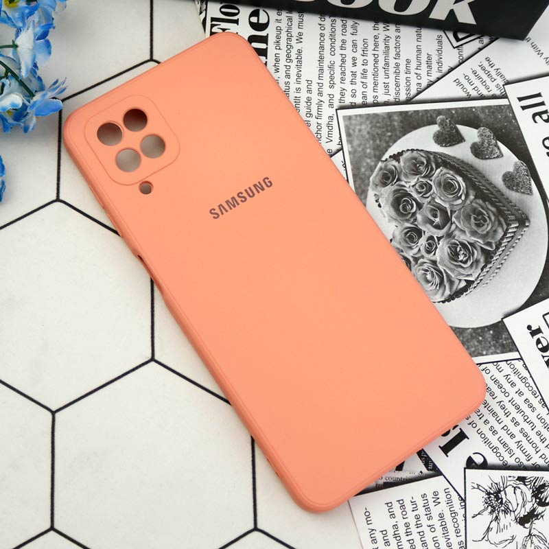 قاب سیلیکونی معمولی محافظ لنزدار Samsung Galaxy A12