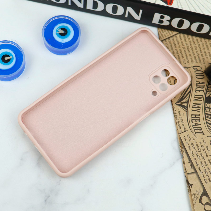 قاب سیلیکونی عروسکی محافظ لنزدار طرح خرسی صورتی Samsung Galaxy A12