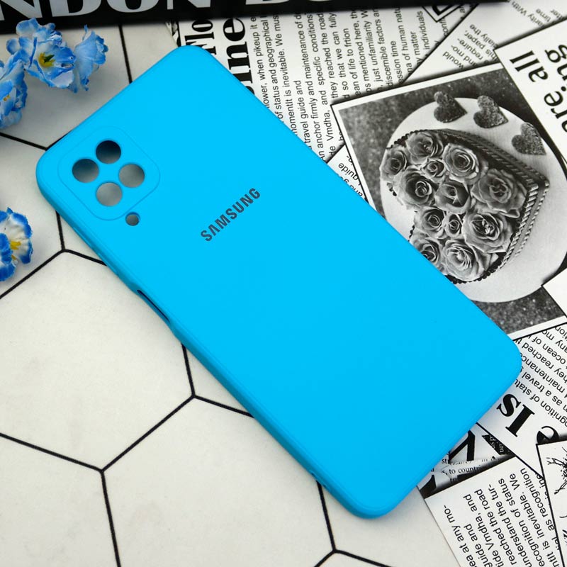 قاب سیلیکونی معمولی محافظ لنزدار Samsung Galaxy A12