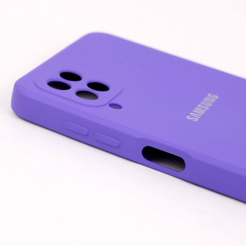 قاب سیلیکونی معمولی محافظ لنزدار Samsung Galaxy A12
