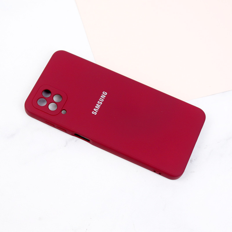 قاب سیلیکونی معمولی محافظ لنزدار Samsung Galaxy A12