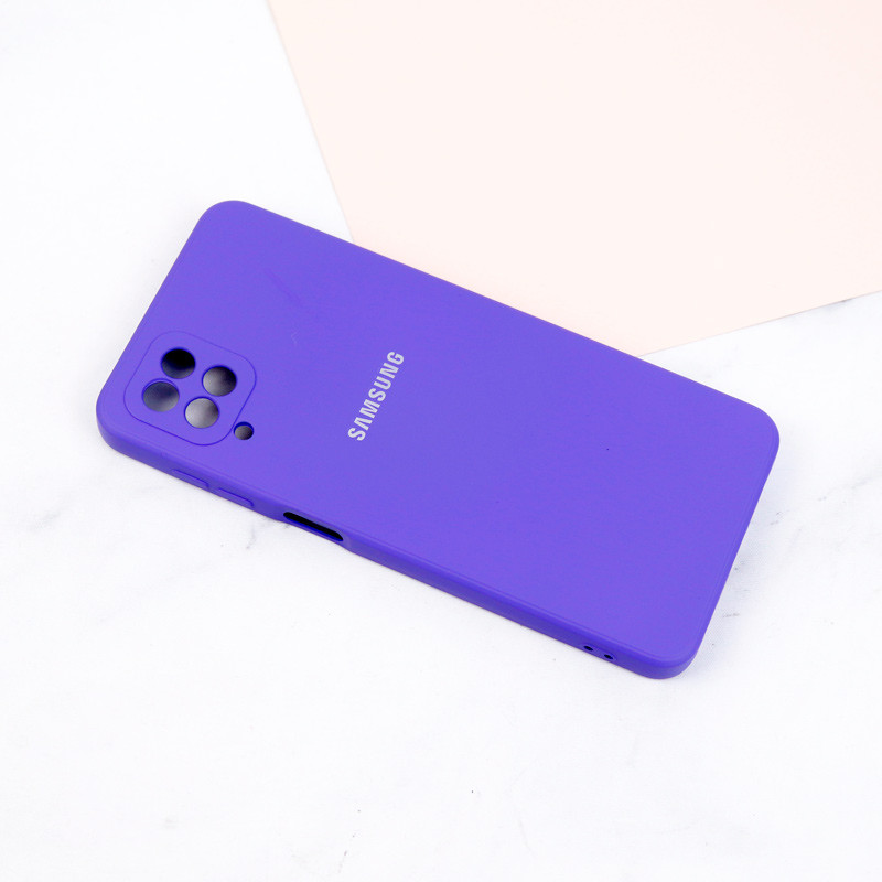 قاب سیلیکونی معمولی محافظ لنزدار Samsung Galaxy A12