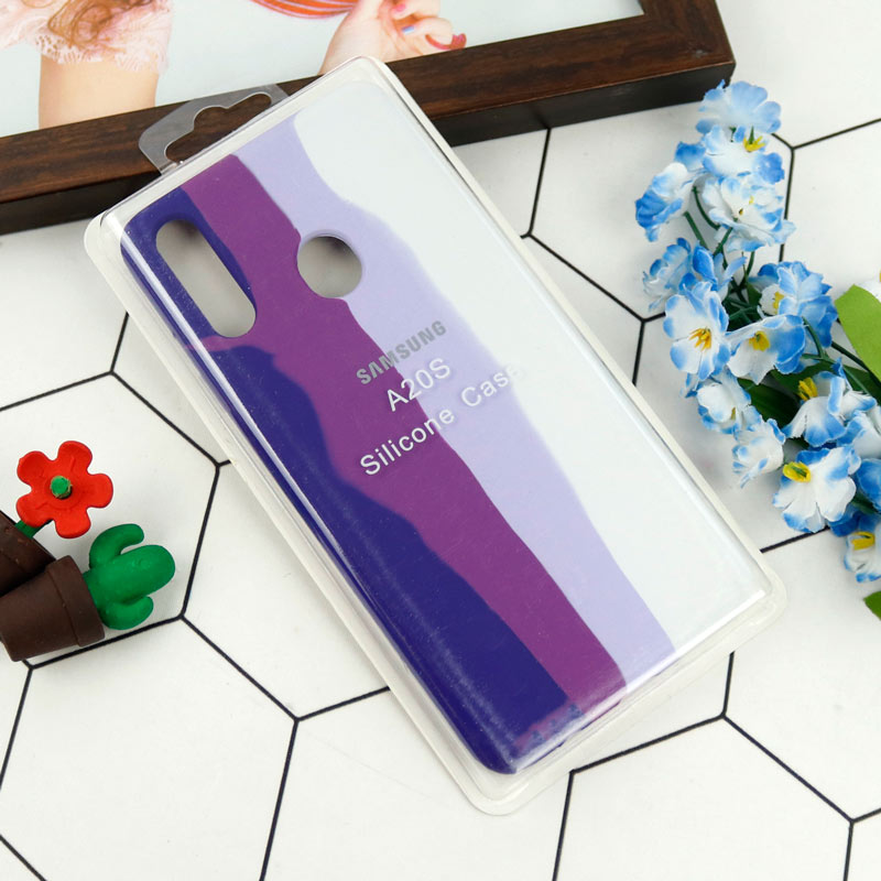قاب سیلیکونی اورجینال رنگین کمانی Samsung Galaxy A20s