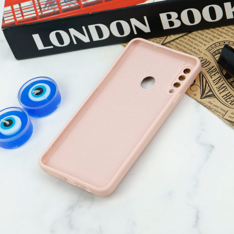 قاب سیلیکونی عروسکی محافظ لنزدار طرح خرسی صورتی Samsung Galaxy A20s