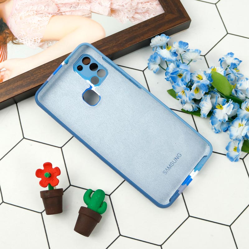 قاب محافظ لنزدار سیلیکونی اورجینال رنگین کمانی Samsung Galaxy A21s