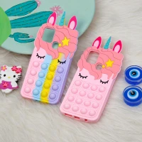 قاب اورجینال سیلیکونی یونیکورن پاپیتی Samsung Galaxy A21s