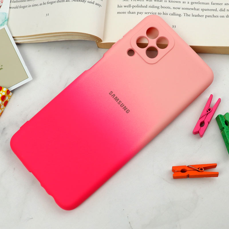 قاب سیلیکونی محافظ لنزدار دو رنگ Samsung Galaxy A22 4G