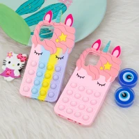 قاب اورجینال سیلیکونی یونیکورن پاپیتی Samsung Galaxy A22 4G