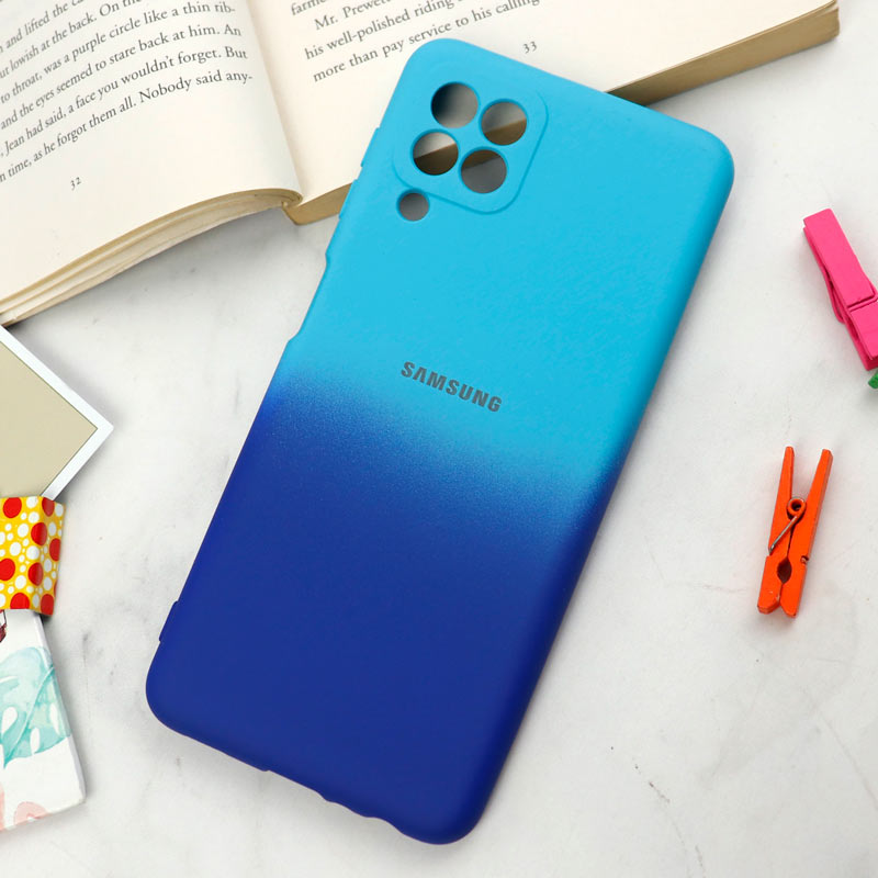 قاب سیلیکونی محافظ لنزدار دو رنگ Samsung Galaxy A22 4G