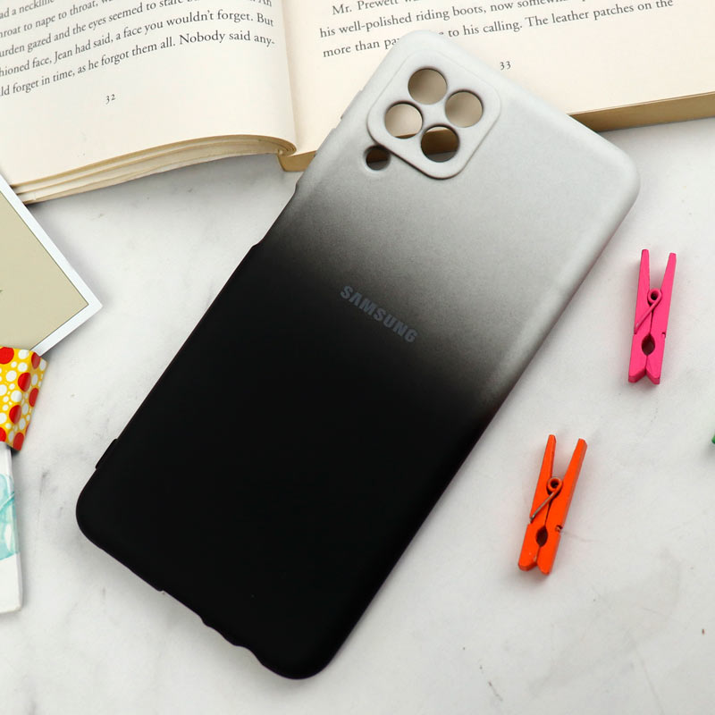 قاب سیلیکونی محافظ لنزدار دو رنگ Samsung Galaxy A22 4G