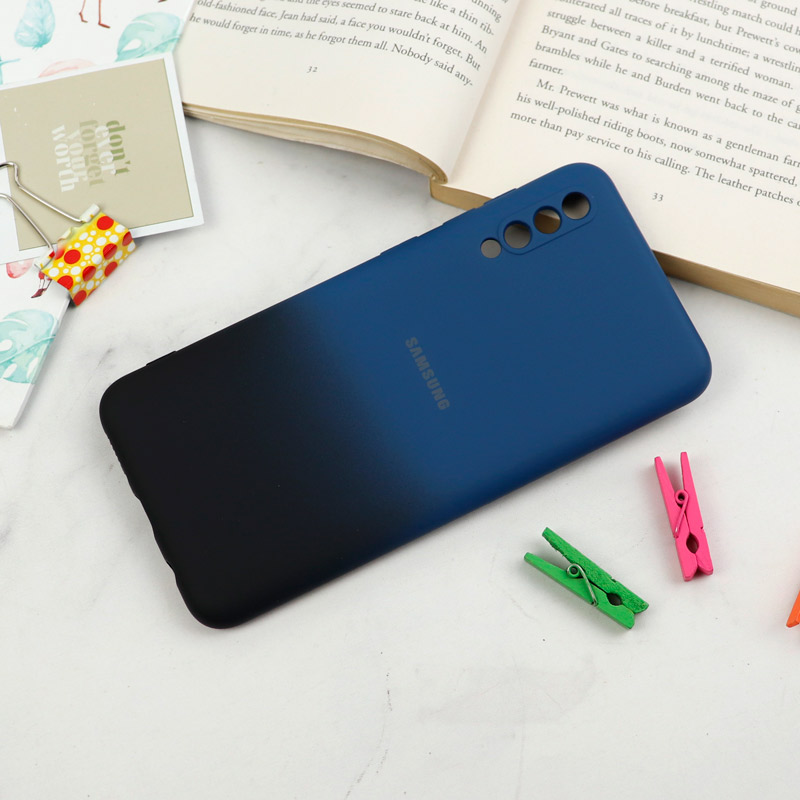 قاب سیلیکونی محافظ لنزدار دو رنگ Samsung Galaxy A30s/A50s