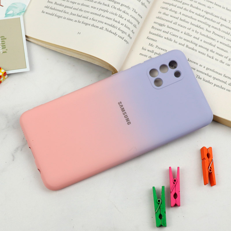 قاب سیلیکونی محافظ لنزدار دو رنگ Samsung Galaxy A31