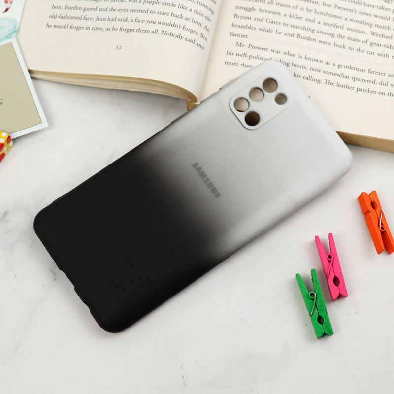 قاب سیلیکونی محافظ لنزدار دو رنگ Samsung Galaxy A31