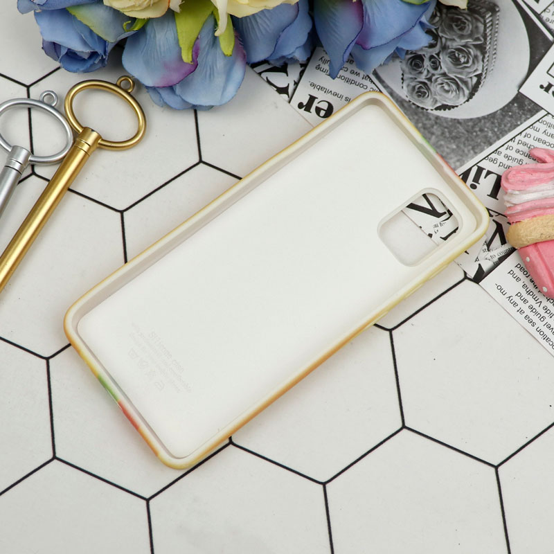 قاب سیلیکونی محافظ لنزدار کبریتی طرح آبرنگی Samsung Galaxy A31 کد 7