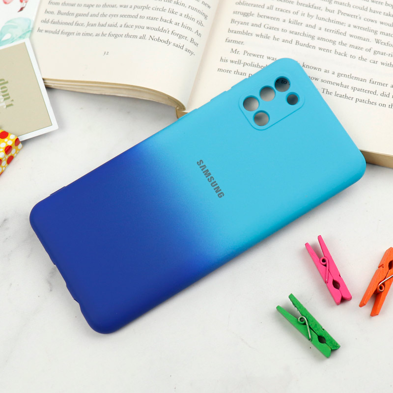 قاب سیلیکونی محافظ لنزدار دو رنگ Samsung Galaxy A31