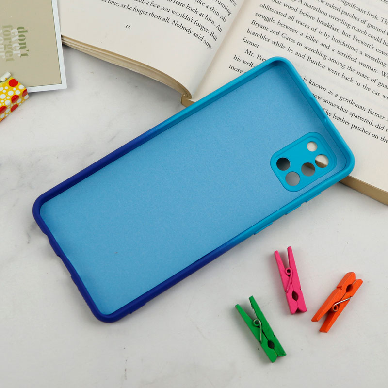 قاب سیلیکونی محافظ لنزدار دو رنگ Samsung Galaxy A31
