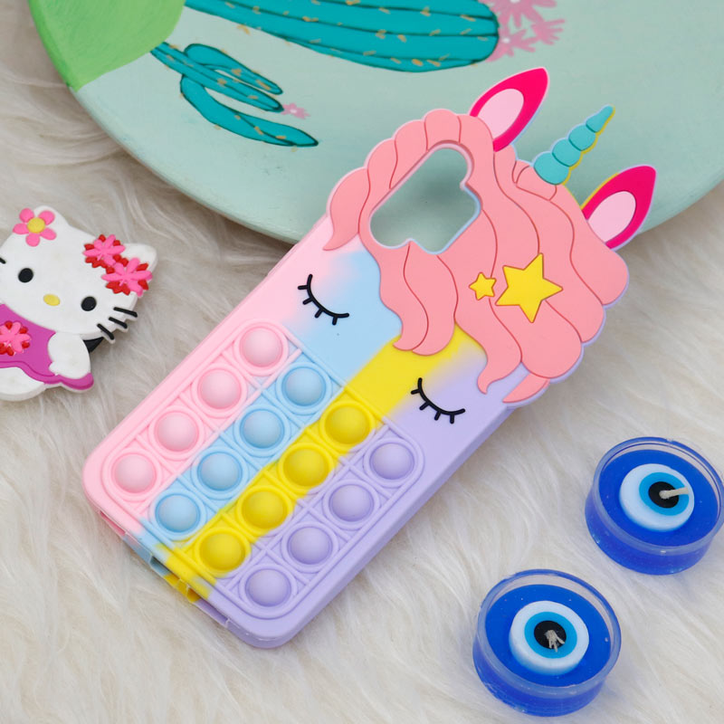 قاب اورجینال سیلیکونی یونیکورن پاپیتی Samsung Galaxy A32 4G