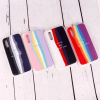 قاب سیلیکونی اورجینال رنگین کمانی Samsung Galaxy A50