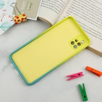 قاب سیلیکونی محافظ لنزدار دو رنگ Samsung Galaxy A51