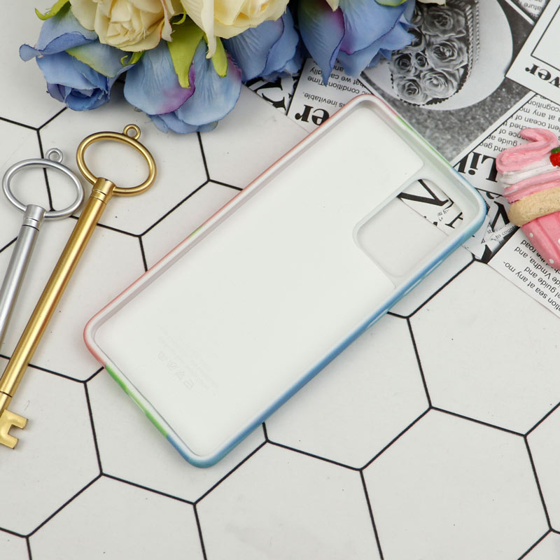 قاب سیلیکونی محافظ لنزدار کبریتی طرح آبرنگی Samsung Galaxy A52 / A52s