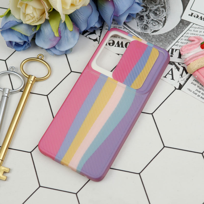 قاب سیلیکونی محافظ لنزدار کبریتی طرح آبرنگی Samsung Galaxy A52 / A52s