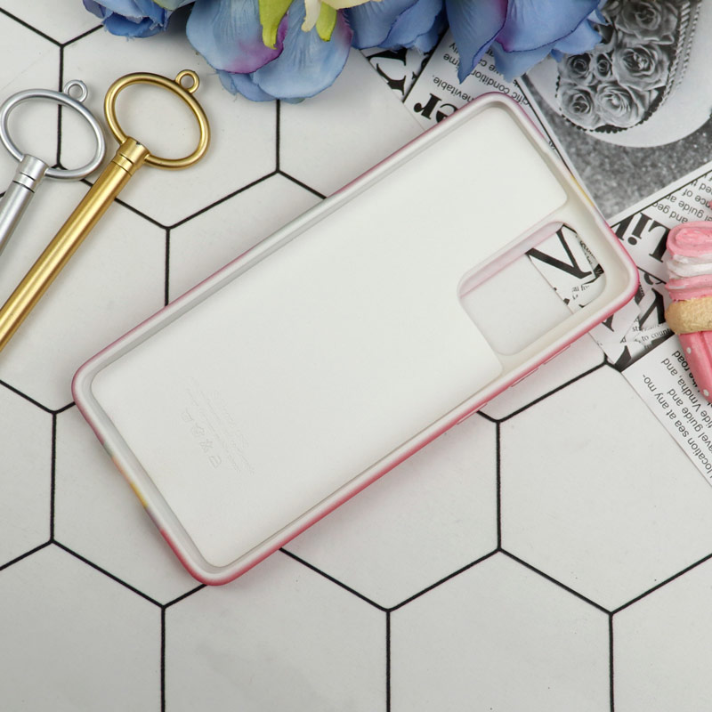 قاب سیلیکونی محافظ لنزدار کبریتی طرح آبرنگی Samsung Galaxy A52 / A52s
