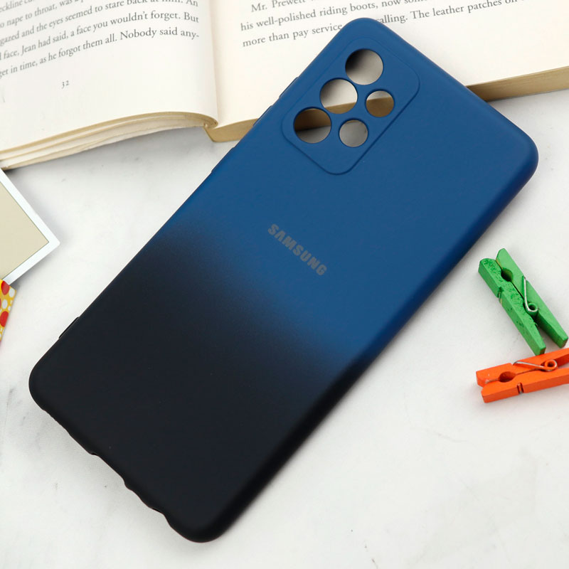 قاب سیلیکونی محافظ لنزدار دو رنگ Samsung Galaxy A52 / A52s