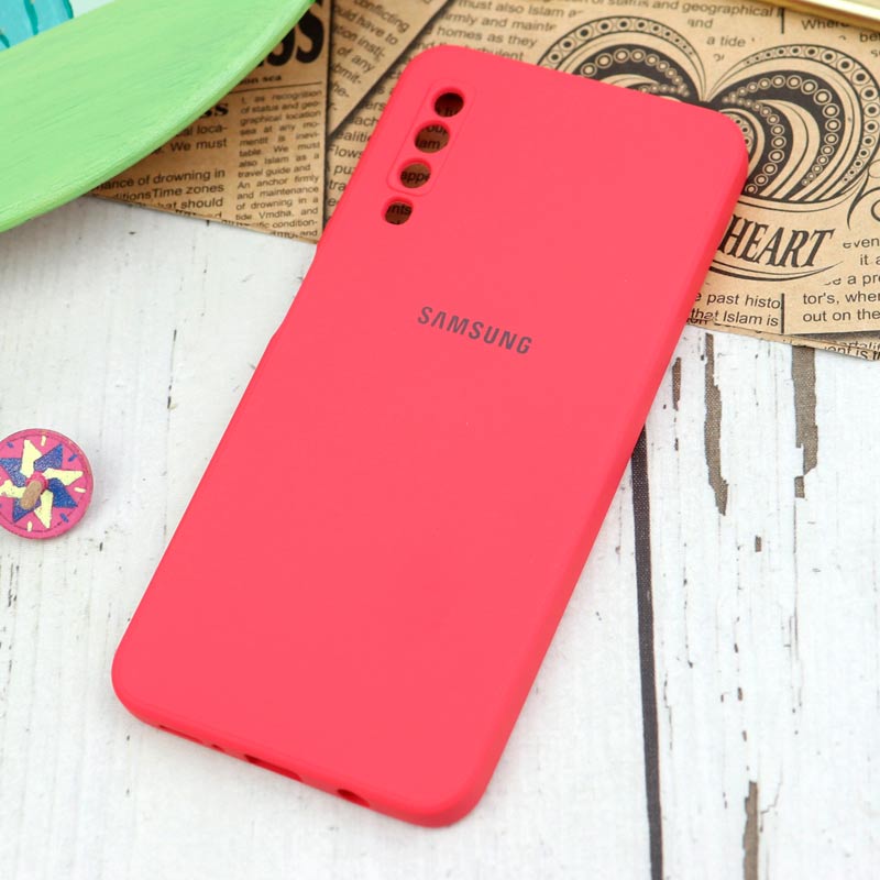 قاب سیلیکونی معمولی محافظ لنزدار Samsung Galaxy A7 2018