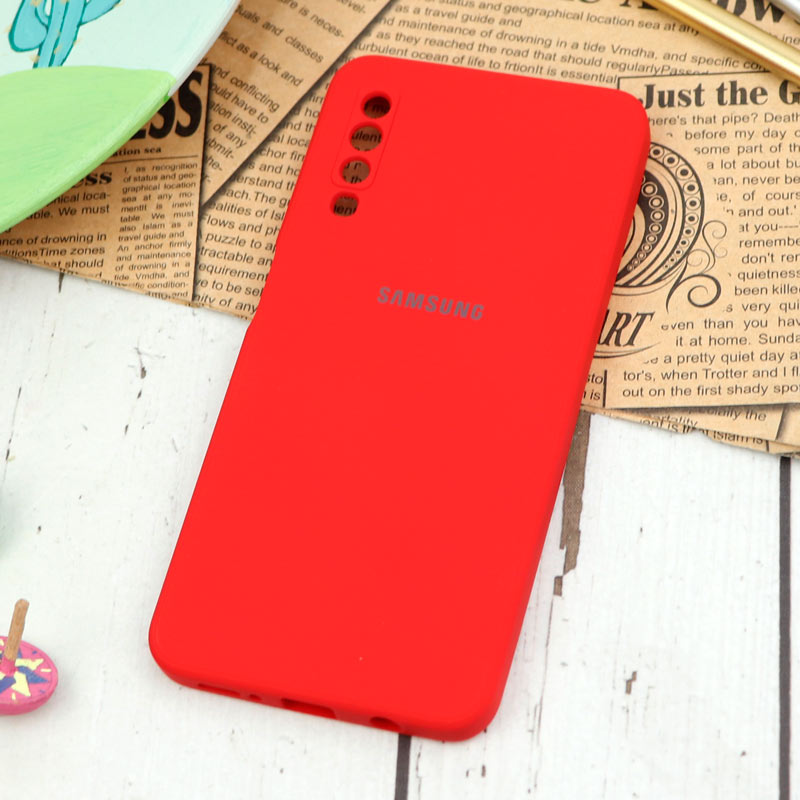 قاب سیلیکونی معمولی محافظ لنزدار Samsung Galaxy A7 2018