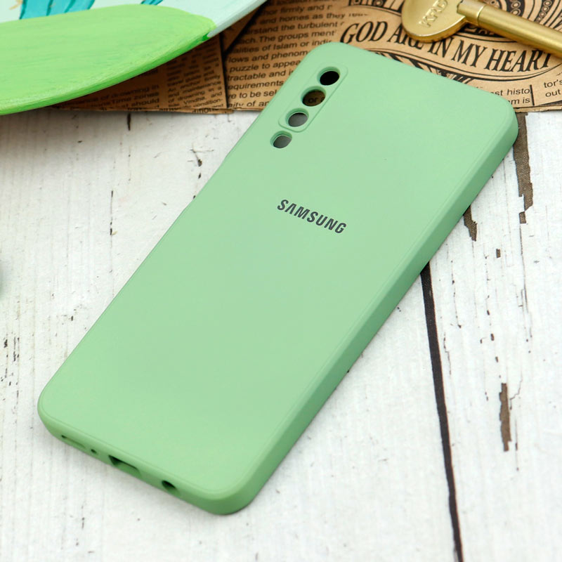 قاب سیلیکونی معمولی محافظ لنزدار Samsung Galaxy A7 2018