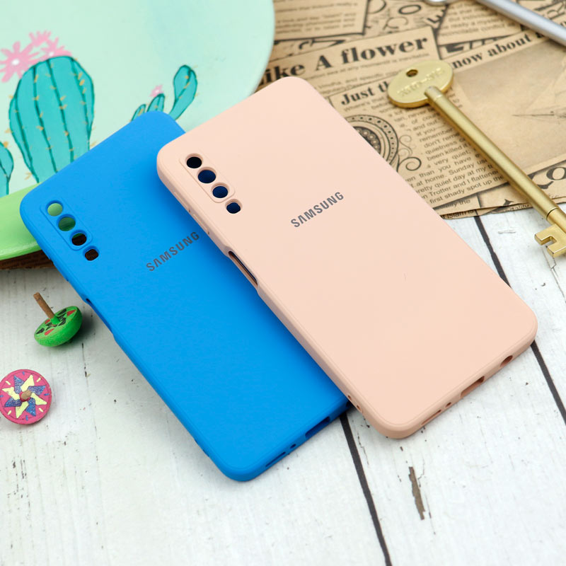 قاب سیلیکونی معمولی محافظ لنزدار Samsung Galaxy A7 2018
