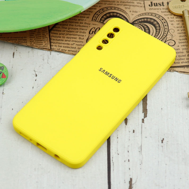 قاب سیلیکونی معمولی محافظ لنزدار Samsung Galaxy A7 2018