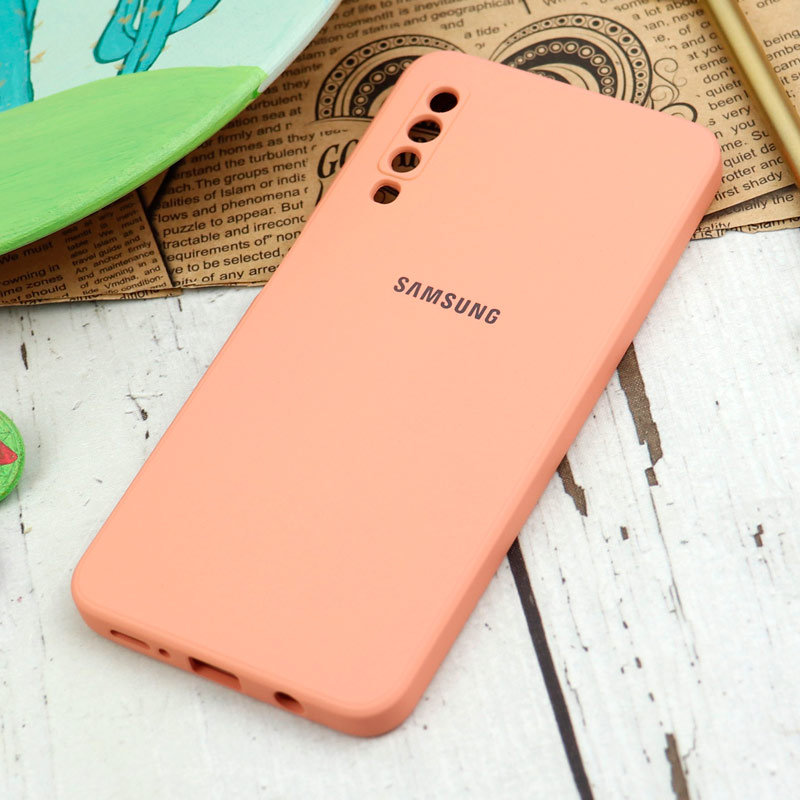 قاب سیلیکونی معمولی محافظ لنزدار Samsung Galaxy A7 2018